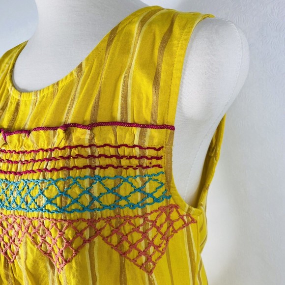 Uncle Frank Anthropologie Sz XS Sunny Days Yellow Dress - Picture 3 of 12